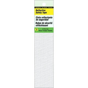 Hy-Ko TP-3WH Reflective Safety Tape, 6 in L, White