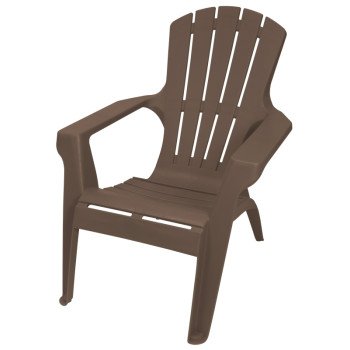 Gracious Living 11169-ADI II Contour Adirondack Chair, 29-3/4 in W, 35-1/4 in D, 33-1/2 in H, Resin Seat
