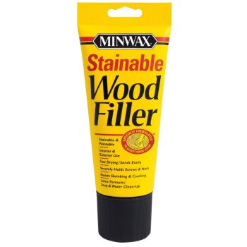 Minwax 42852000 Wood Filler, Solid, Natural, 6 oz Tube