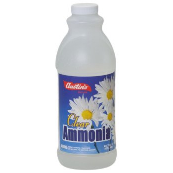 Austin 50 Clear Ammonia, 32 oz Bottle, Liquid, Pungent Ammonia, Colorless