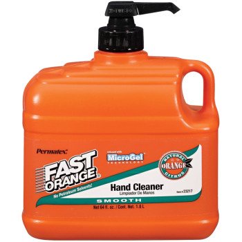 Fast Orange 23217 Hand Cleaner, Lotion, White, Orange, 64 oz, Bottle