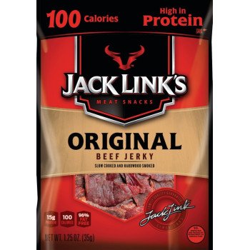 Jack Link's 10000008418 Snack, Jerky, Original, 1.25 oz