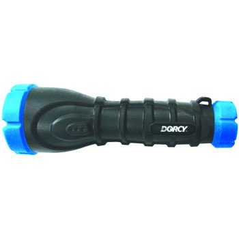 Dorcy 41-2958 Flashlight, AAA Battery, LED Lamp, 110 Lumens, 100 m Beam Distance, 18 hr Run Time, Blue/Red/Yellow