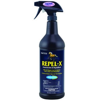 Farnam Repel-X 10330 Insecticide and Repellent, Liquid, Milky White, Citronella, 32 oz