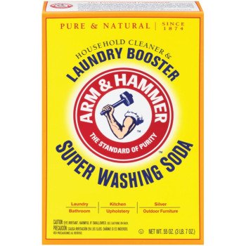 Arm & Hammer 03020 Laundry Detergent, 55 oz, Box, Powder