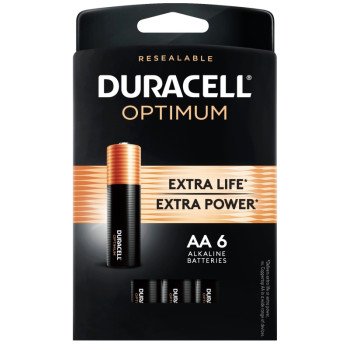 Duracell 32566 Optimum Battery, 1.5 V Battery, AA Battery, Alkaline