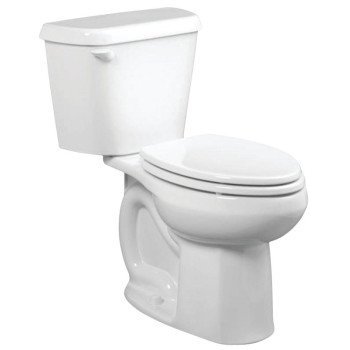 American Standard Colony Series 751AA001.020 Complete Toilet, Elongated Bowl, 1.6 gpf Flush, 12 in Rough-In, White