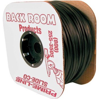 Make-2-Fit P7568 Screen Retainer Spline, 0.155 in D, 500 ft L, Vinyl, Black, Round