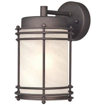 Westinghouse 6230700 Parksville Wall Lantern, 120 V, 100 W, Incandescent, LED Lamp, Steel Fixture