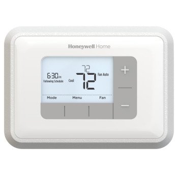Honeywell RTH6360 Series RTH6360D Programmable Thermostat, 24 V, Digital Display, White