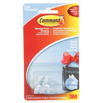 17092CLR-C HOOK CLEAR SMALL   