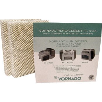 VORNADO MD1-0002 Wick Filter, 9-1/2 in L, 7-1/4 in W, White, For: Evap3, Evap1, Model 30 and Model 50 Humidifier