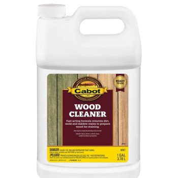 Cabot Problem-Solver 140.0008007.007 Wood Cleaner, 1.33 gal Can, Liquid, Brown