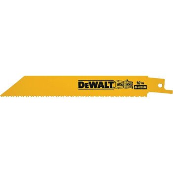 DeWALT DW4806 Reciprocating Saw Blade, 3/4 in W, 6 in L, 10 TPI
