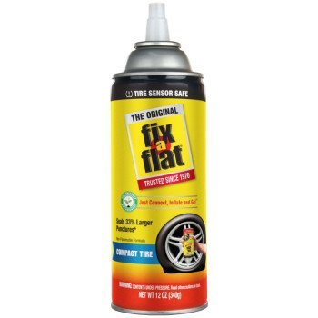 Fix-a-Flat S60410 Tire Repair Inflator, 12 oz, Can, Characteristic