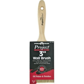 Linzer 1522-3 Paint Brush, 3 in W, 3 in L Bristle, China Bristle, Beaver Tail Handle
