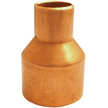 Elkhart Products 101R Series 30696 Reducing Pipe Coupling with Stop, 1/2 x 3/8 in, Sweat