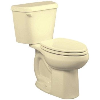 American Standard Colony Series 751AA101.021 ADA Complete Toilet, Elongated Bowl, 1.28 gpf Flush, 12 in Rough-In, Bone