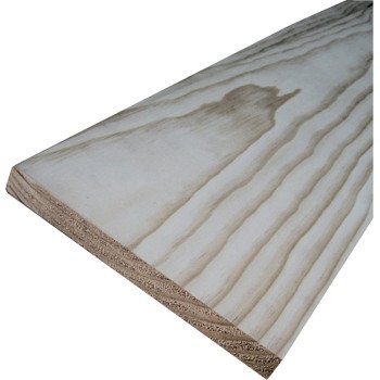 ALEXANDRIA Moulding 0Q1X6-20048C Sanded Common Board, 4 ft L Nominal, 6 in W Nominal, 1 in Thick Nominal