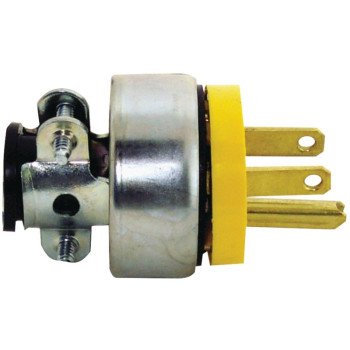 Eaton Wiring Devices WD2867 Electrical Plug, 2 -Pole, 15 A, 125 V, NEMA: NEMA 5-15, Yellow