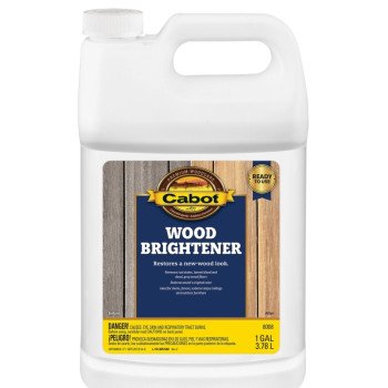 Cabot Problem-Solver 140.0008008.007 Wood Brightener, Liquid, 1 gal