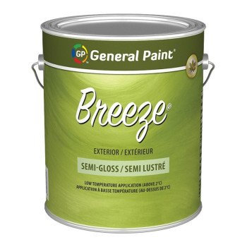General Paint Breeze 71-049-16 Exterior Paint, Semi-Gloss, Deep Base, 1 gal