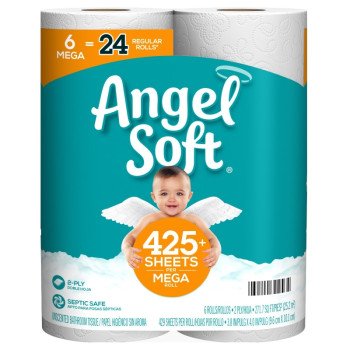 79256 ANGEL SOFT MEGA RL 6PK  