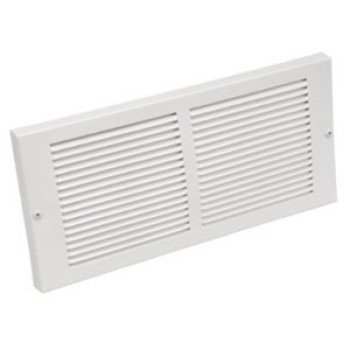 Imperial RG0077 Baseboard Return Air Grille, 24 in L, 6 in W, Rectangle, Steel, White