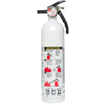 Kidde Home 468030MTL Fire Extinguisher, 2.5 lb Capacity, 1-A:10-B:C, A, B, C Class