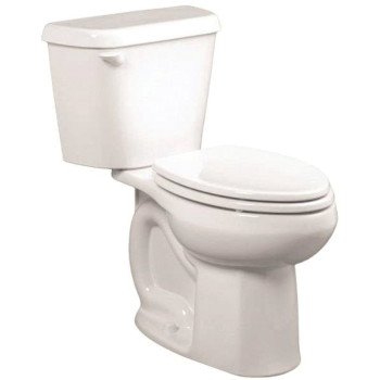 American Standard Colony Series 751CA101.020 Complete Toilet, Elongated Bowl, 1.28 gpf Flush, 12 in Rough-In, White