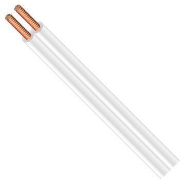 CCI 601266601 Lamp Cord, 2 -Conductor, Copper Conductor, PVC Insulation, 13 A, 300 V