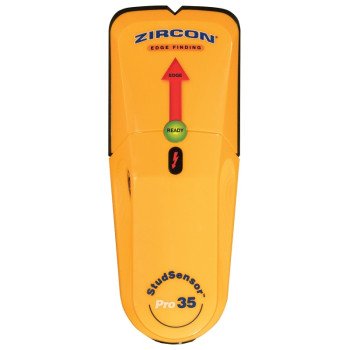 Zircon 69580 Stud Sensor Pro35, 9 V Battery, 3/4 in D Detection, Detectable Material: Metal, Wood