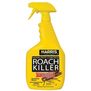 Harris HRS-32 Roach Killer, Liquid, Spray Application, 32 oz