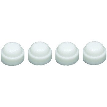 Atron 01335/LA911 Finial Cap, Plastic, White, 4-Piece