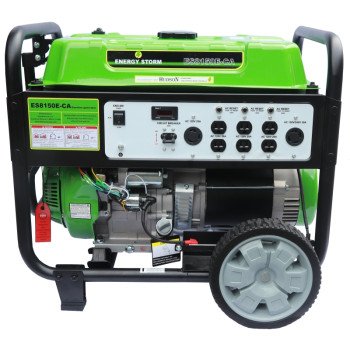 Lifan Energy Storm Series 8150E-CA Portable Generator, 30 A, 120/240 V, 7500 W Output, Gasoline, 8.5 gal Tank