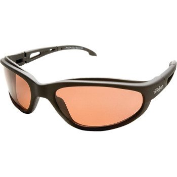 Edge TSM215 Polarized Safety Glasses, Unisex, Polycarbonate Lens, Full Frame, Nylon Frame, Black Frame