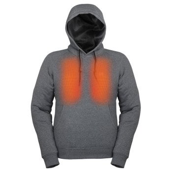 Mobile Warming MWJ19M08-22-04 Over-Heated Hoodie, L, Men's, Fits to Chest Size: 42 to 43 in, Cotton/Polyester