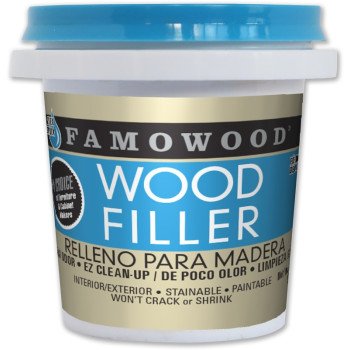 Famowood 40042126 Wood Filler, Paste, Natural, 0.25 pt