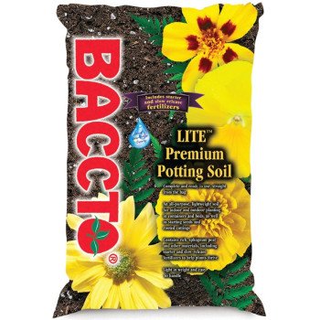Baccto 1420P Potting Soil, 20 qt, Bag