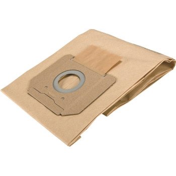 PORTER-CABLE 78121 Filter Bag, 10 gal Capacity, 8 in L, Kraft Paper