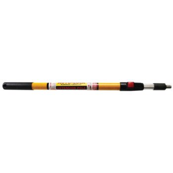 BENNETT A LOCK 36 Extension Pole, 3 to 6 ft L, Aluminum/Fiberglass, Yellow