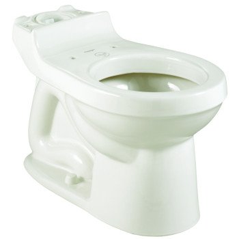 American Standard Champion Series 3395A001.020 Toilet Bowl, Elongated, 1.6 gpf Flush, 12 in Rough-In, Vitreous China
