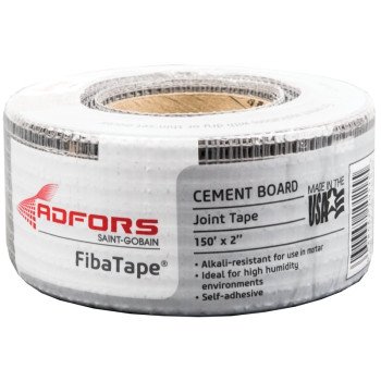 Adfors FDW8436-U Cement Board Tape Wrap, 150 ft L, 2 in W, Gray