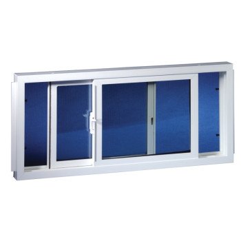 Duo-Corp 3218SLID Basement Window, Glass Glass/Screen, Vinyl Frame