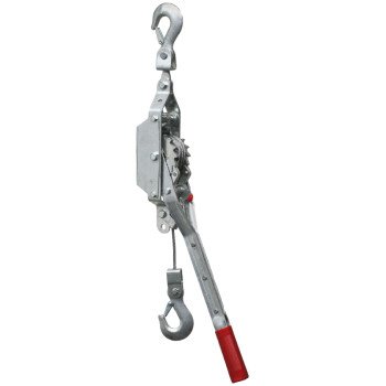 American Power Pull 18500 Cable Puller, 1 ton Lifting, 3/16 in Dia Rope/Cable, 12 ft Lift