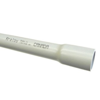 IPEX 032912 Conduit, 1-1/4 in, 10 ft L, SCH 40, PVC, Gray