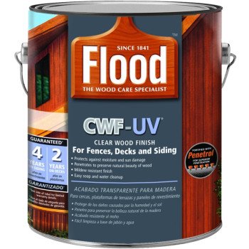 Flood FLD521-01 Wood Finish, Redwood, Liquid, 1 gal