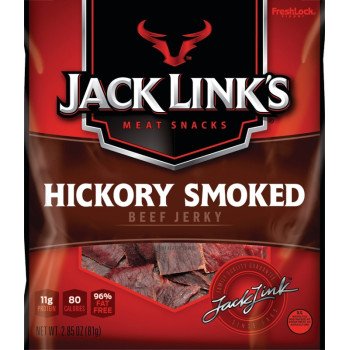 Jack Link's 10000007609 Snack, Jerky, Hickory Smoked, 2.85 oz