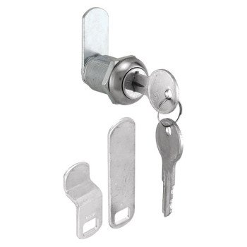 Defender Security U 9943 Drawer and Cabinet Lock, Keyed Lock, Y11 Yale Keyway, Stainless Steel