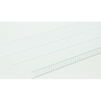 ClosetMaid 1395 Wire Shelf, 70 lb, 16 in L, 72 in W, Steel, White